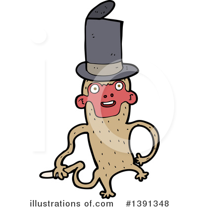 Royalty-Free (RF) Monkey Clipart Illustration by lineartestpilot - Stock Sample #1391348