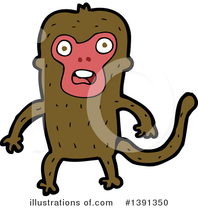 Royalty-Free (RF) Monkey Clipart Illustration by lineartestpilot - Stock Sample #1391350