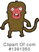 Monkey Clipart #1391350 by lineartestpilot