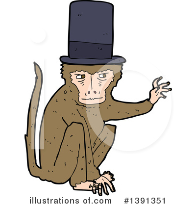 Royalty-Free (RF) Monkey Clipart Illustration by lineartestpilot - Stock Sample #1391351