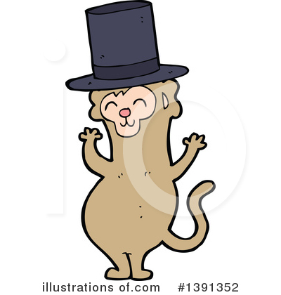 Royalty-Free (RF) Monkey Clipart Illustration by lineartestpilot - Stock Sample #1391352