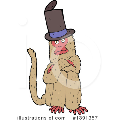 Royalty-Free (RF) Monkey Clipart Illustration by lineartestpilot - Stock Sample #1391357