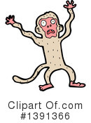 Monkey Clipart #1391366 by lineartestpilot