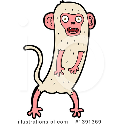 Royalty-Free (RF) Monkey Clipart Illustration by lineartestpilot - Stock Sample #1391369