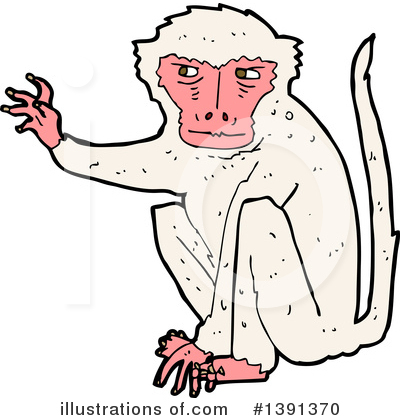 Royalty-Free (RF) Monkey Clipart Illustration by lineartestpilot - Stock Sample #1391370