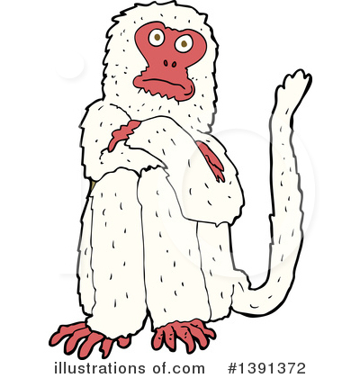 Royalty-Free (RF) Monkey Clipart Illustration by lineartestpilot - Stock Sample #1391372