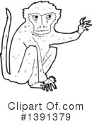 Monkey Clipart #1391379 by lineartestpilot