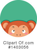Monkey Clipart #1403056 by BNP Design Studio