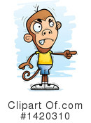 Monkey Clipart #1420310 by Cory Thoman