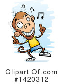 Monkey Clipart #1420312 by Cory Thoman