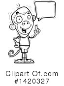 Monkey Clipart #1420327 by Cory Thoman