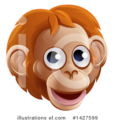 Monkey Clipart #1427599 by AtStockIllustration