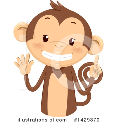 Monkey Clipart #1429370 by BNP Design Studio