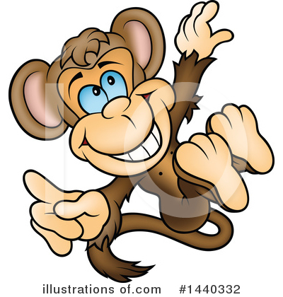 Royalty-Free (RF) Monkey Clipart Illustration by dero - Stock Sample #1440332