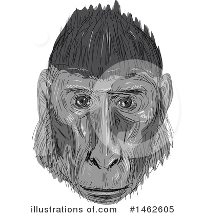Royalty-Free (RF) Monkey Clipart Illustration by patrimonio - Stock Sample #1462605
