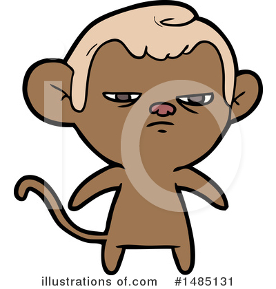 Royalty-Free (RF) Monkey Clipart Illustration by lineartestpilot - Stock Sample #1485131