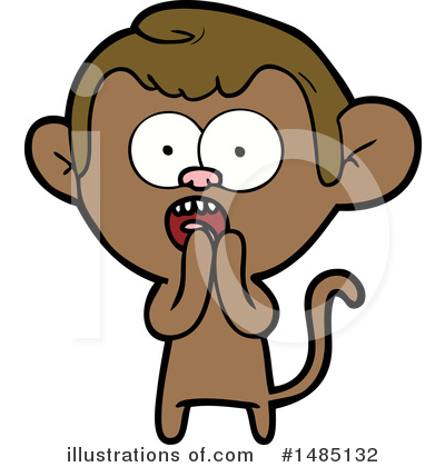 Royalty-Free (RF) Monkey Clipart Illustration by lineartestpilot - Stock Sample #1485132