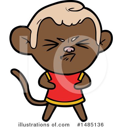Royalty-Free (RF) Monkey Clipart Illustration by lineartestpilot - Stock Sample #1485136