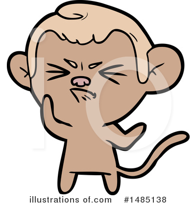 Royalty-Free (RF) Monkey Clipart Illustration by lineartestpilot - Stock Sample #1485138