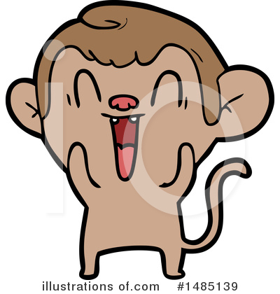 Royalty-Free (RF) Monkey Clipart Illustration by lineartestpilot - Stock Sample #1485139