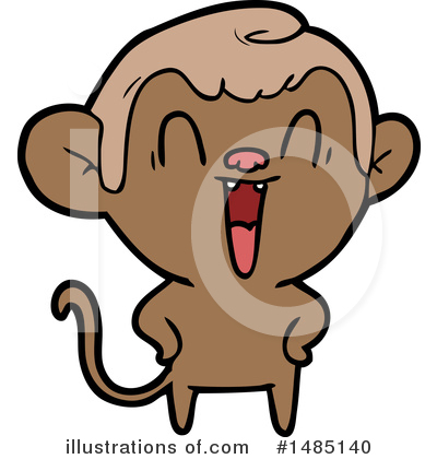 Royalty-Free (RF) Monkey Clipart Illustration by lineartestpilot - Stock Sample #1485140