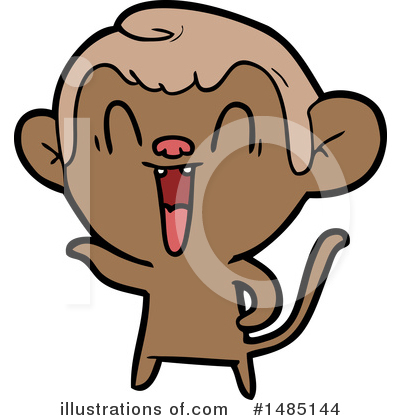 Royalty-Free (RF) Monkey Clipart Illustration by lineartestpilot - Stock Sample #1485144