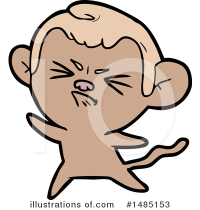 Royalty-Free (RF) Monkey Clipart Illustration by lineartestpilot - Stock Sample #1485153