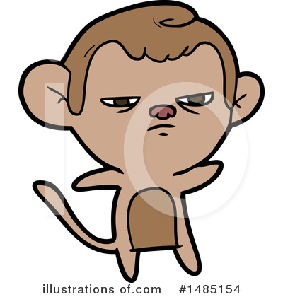 Royalty-Free (RF) Monkey Clipart Illustration by lineartestpilot - Stock Sample #1485154