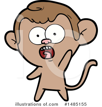 Royalty-Free (RF) Monkey Clipart Illustration by lineartestpilot - Stock Sample #1485155