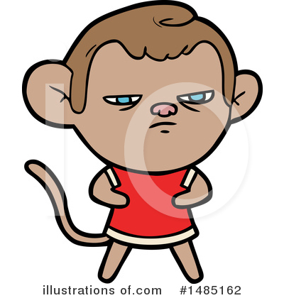 Royalty-Free (RF) Monkey Clipart Illustration by lineartestpilot - Stock Sample #1485162