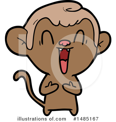 Royalty-Free (RF) Monkey Clipart Illustration by lineartestpilot - Stock Sample #1485167
