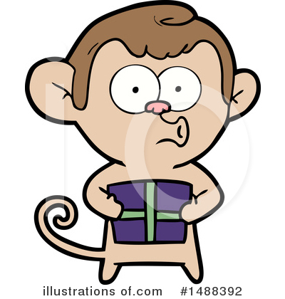 Royalty-Free (RF) Monkey Clipart Illustration by lineartestpilot - Stock Sample #1488392