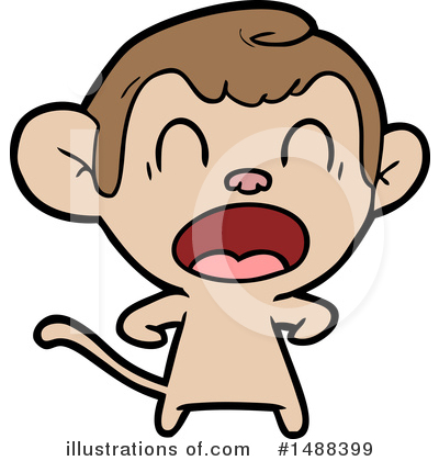 Royalty-Free (RF) Monkey Clipart Illustration by lineartestpilot - Stock Sample #1488399