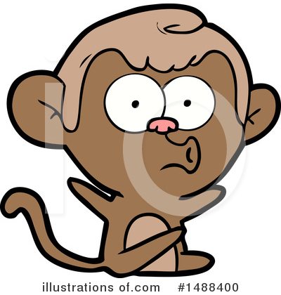 Royalty-Free (RF) Monkey Clipart Illustration by lineartestpilot - Stock Sample #1488400
