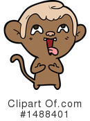 Monkey Clipart #1488401 by lineartestpilot