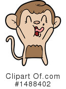Monkey Clipart #1488402 by lineartestpilot