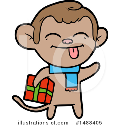 Royalty-Free (RF) Monkey Clipart Illustration by lineartestpilot - Stock Sample #1488405