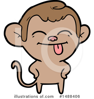 Royalty-Free (RF) Monkey Clipart Illustration by lineartestpilot - Stock Sample #1488406