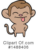Monkey Clipart #1488406 by lineartestpilot