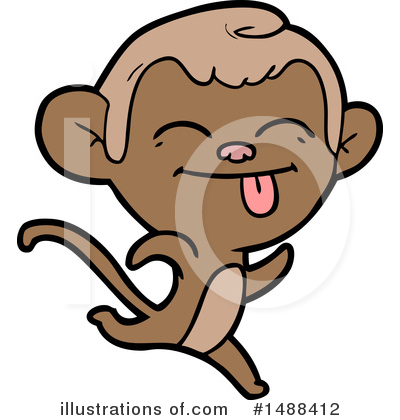 Royalty-Free (RF) Monkey Clipart Illustration by lineartestpilot - Stock Sample #1488412