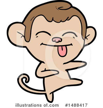 Royalty-Free (RF) Monkey Clipart Illustration by lineartestpilot - Stock Sample #1488417