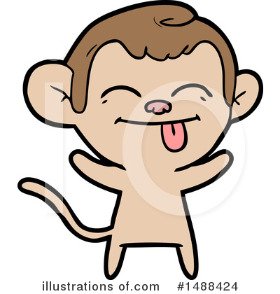Royalty-Free (RF) Monkey Clipart Illustration by lineartestpilot - Stock Sample #1488424