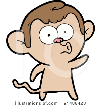 Royalty-Free (RF) Monkey Clipart Illustration by lineartestpilot - Stock Sample #1488428