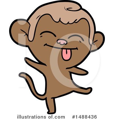 Royalty-Free (RF) Monkey Clipart Illustration by lineartestpilot - Stock Sample #1488436