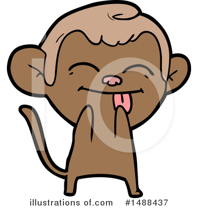 Royalty-Free (RF) Monkey Clipart Illustration by lineartestpilot - Stock Sample #1488437
