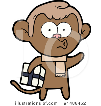 Royalty-Free (RF) Monkey Clipart Illustration by lineartestpilot - Stock Sample #1488452
