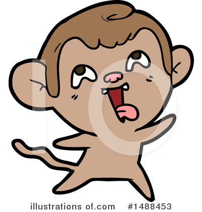 Royalty-Free (RF) Monkey Clipart Illustration by lineartestpilot - Stock Sample #1488453