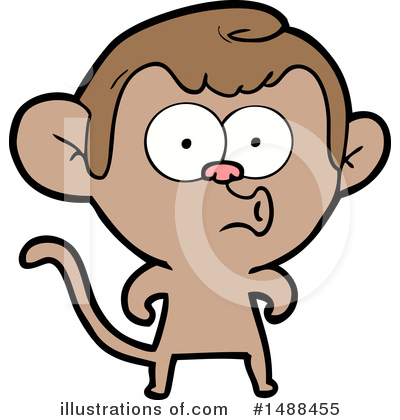 Royalty-Free (RF) Monkey Clipart Illustration by lineartestpilot - Stock Sample #1488455
