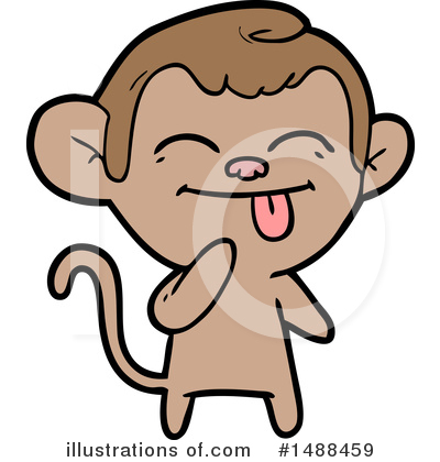 Royalty-Free (RF) Monkey Clipart Illustration by lineartestpilot - Stock Sample #1488459