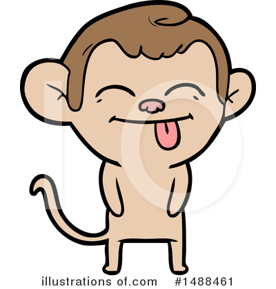 Royalty-Free (RF) Monkey Clipart Illustration by lineartestpilot - Stock Sample #1488461